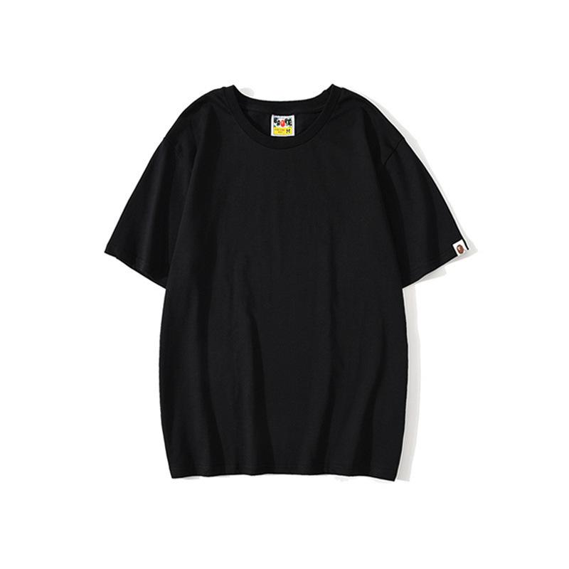Bathing Ape T-Shirt Summer Monkey Head Letter Short Sleeve T-shirt