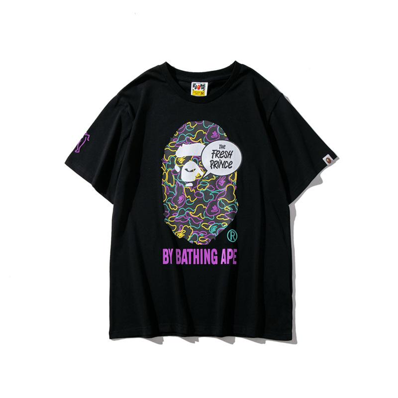 Bathing Ape T-Shirt Summer Printed Short Sleeve T-shirt
