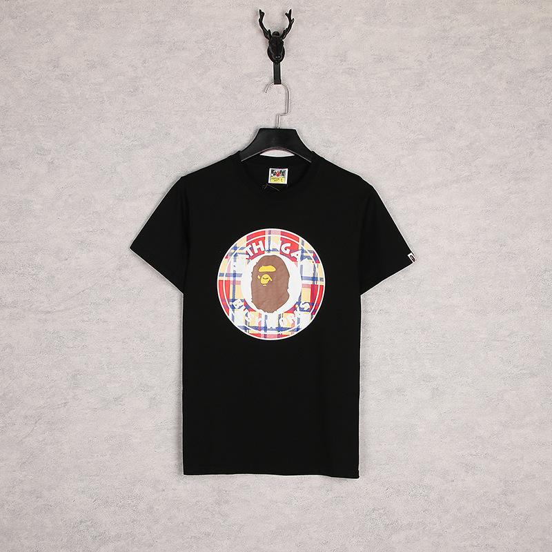 Bathing Ape T-Shirt Summer Ape Head Shark Daily Casual Short Sleeve T-shirt