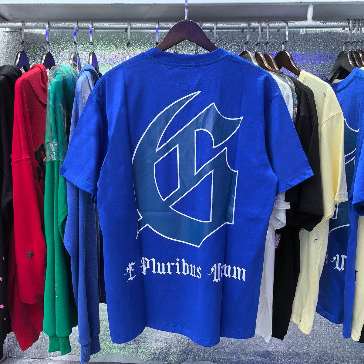 Godspeed T-shirts Urban Skateboard Skull Junior Print Cotton Casual Short Sleeve Men and Women