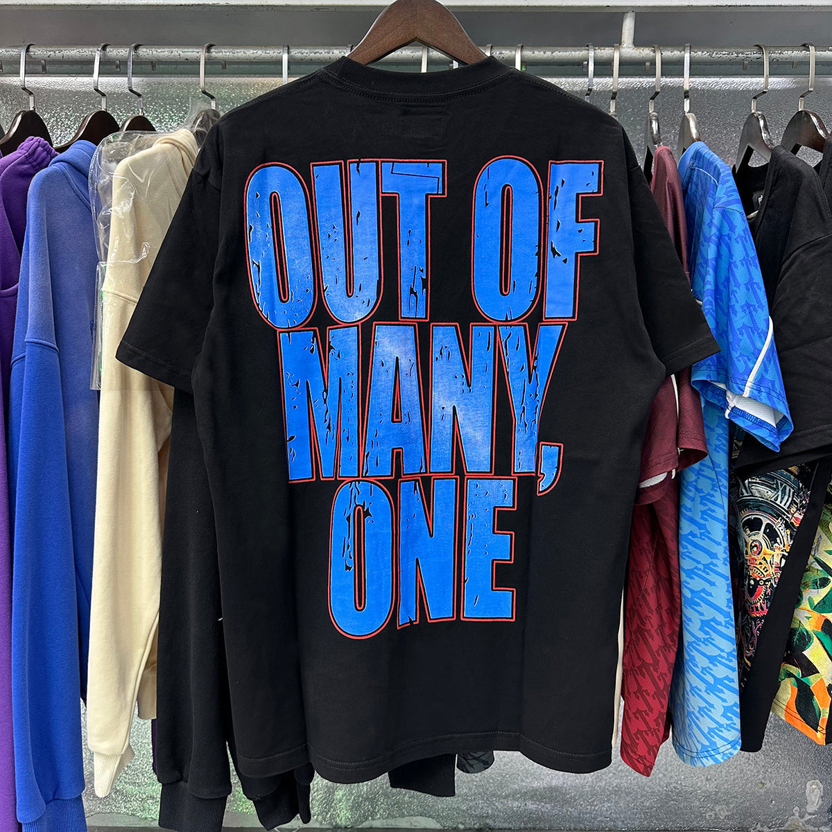 Godspeed T-shirts Speech Skull Printing Cotton Casual Crew Neck Short Sleeve Men and Women